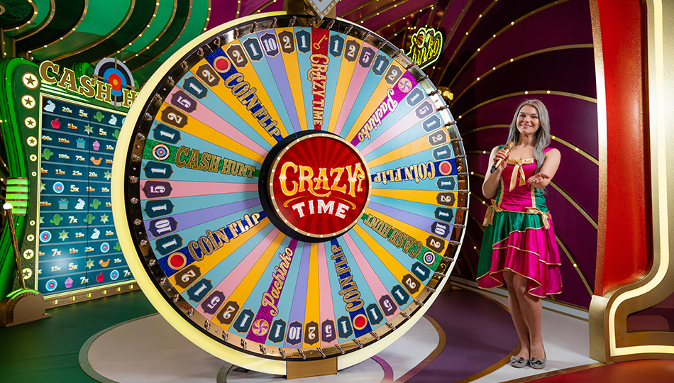 Crazy Time — бонусный раунд Cash Hunt